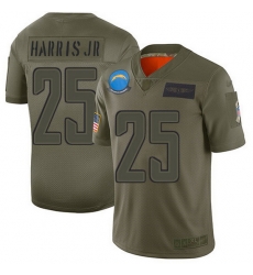 Nike Chargers 25 Chris Harris Jr Camo Men Stitched NFL Limited 2019 Salute To Service Jersey