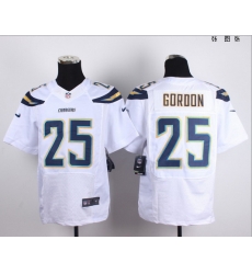 San Diego Chargers #25 Gordon Whtie elite jersey