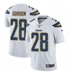 Youth Nike Los Angeles Chargers 28 Melvin Gordon Elite White NFL Jersey