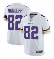 Mens Nike Minnesota Vikings 82 Kyle Rudolph White Vapor Untouchable Limited Player NFL Jersey