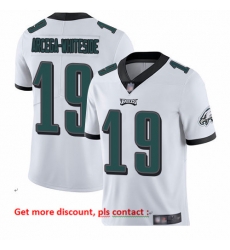 Eagles 19 JJ Arcega Whiteside White Men Stitched Football Vapor Untouchable Limited Jersey