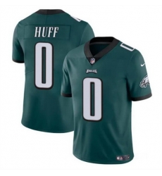 Men Philadelphia Eagles 0 Bryce Huff Green Vapor Untouchable Limited Stitched Football Jersey