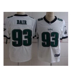 Nike Philadelphia Eagles 93 Brandon Bair White Elite NFL Jersey