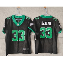 Women Philadelphia Eagles 33 Cooper DeJean Black Throwback F U S E  Vapor Untouchable Limited Stitched Football Jersey  Women Philadelphia Eagles 33 Cooper DeJean Black Throwback F U S E  Vapor Untouchable Limited Stitched Football Jersey
