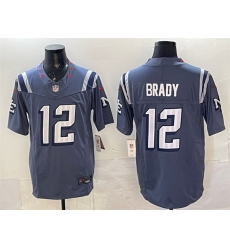 Men New England Patriots 12 Tom Brady 2025 F U S E Rivalries Vapor Limited Stitched Football Jersey Men New England Patriots 12 Tom Brady 2025 F U S E Rivalries Vapor Limited Stitched Football Jersey