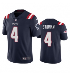 New England Patriots 4 Jarrett Stidham Men Nike Navy 2020 Vapor Limited Jersey