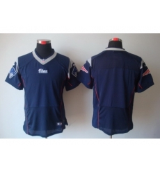 Nike New England Patriots Blank Blue Elite NFL Jersey