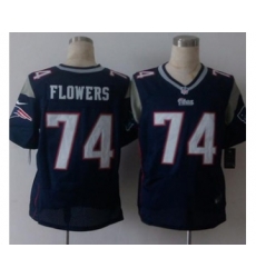 nike nfl jerseys new england patriots 74 flowers blue[Elite][flowers]