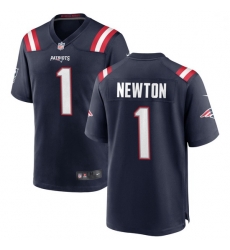 Youth New England Patriots 1 Cam Newton Nike Navy Vapor Rush Limited Player Jersey