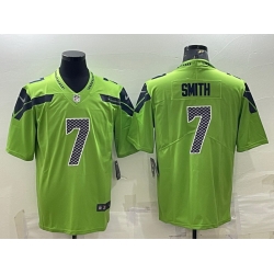 Men Seattle Seahawks 7 Geno Smith Green Vapor Untouchable Limited Stitched Jersey