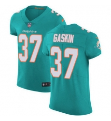 Nike Miami Dolphins 37 Myles Gaskin Aqua Green Team Color Men Stitched NFL Vapor Untouchable Elite Jersey