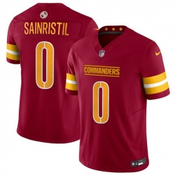 Men Washington Commanders 0 Mike Sainristill Burgundy 2025 Draft F U S E  Vapor Limited Stitched Football Jersey Men Washington Commanders 0 Mike Sainristill Burgundy 2025 Draft F U S E  Vapor Limited Stitched Football Jersey