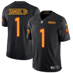 Men Washington Commanders Deebo Samuel Sr. #1 Black F U S E Stitched NFL Jersey Men Washington Commanders Deebo Samuel Sr. #1 Black F U S E Stitched NFL Jersey