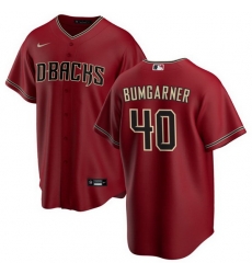 Men Arizona Diamondbacks 40 Madison Bumgarner Red Cool Base Stitched Baseball Jersey