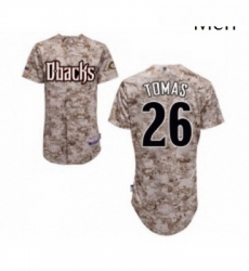 Mens Arizona Diamondbacks 26 Yasmany Tomas Replica Camo Cool Base Baseball Jersey