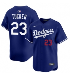 Men Los Angeles Dodgers Kyle Tucker #23 Blue Stitched Flex Base Baseball Jersey Men Los Angeles Dodgers Kyle Tucker #23 Blue Stitched Flex Base Baseball Jersey