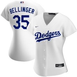 Los Angeles Dodgers 35 Cody Bellinger Nike Women Home 2020 MLB Player Jersey White Los Angeles Dodgers 35 Cody Bellinger Nike Women Home 2020 MLB Player Jersey White