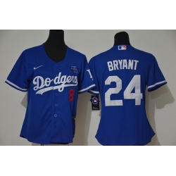 Los Angeles Dodgers 8 24 Kobe Bryant Women Nike Blue Cool Base 2020 KB Patch MLB Jersey Los Angeles Dodgers 8 24 Kobe Bryant Women Nike Blue Cool Base 2020 KB Patch MLB Jersey