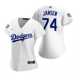 Women Los Angeles Dodgers 74 Kenley Jansen White 2020 World Series Champions Replica Jersey Women Los Angeles Dodgers 74 Kenley Jansen White 2020 World Series Champions Replica Jersey