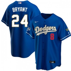 Women Los Angeles Dodgers Kobe Bryant Championship Gold Trim Blue Limited All Stitched Flex Base Jersey Women Los Angeles Dodgers Kobe Bryant Championship Gold Trim Blue Limited All Stitched Flex Base Jersey