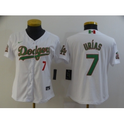 Women Nike Los Angeles Dodgers #7 Julio Urias White 2020 World Series Authentic Jersey Women Nike Los Angeles Dodgers #7 Julio Urias White 2020 World Series Authentic Jersey