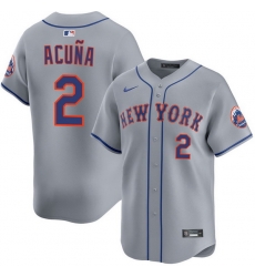 Men New York Mets Nike Luisangel Acuna #2 Home Stitched Player Jersey Men New York Mets Nike Luisangel Acuna #2 Home Stitched Player Jersey