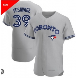 Men Toronto Blue Jays 39 Trey Yesavage Cool Base Stitched Baseball Jersey Gray Men Toronto Blue Jays 39 Trey Yesavage Cool Base Stitched Baseball Jersey Gray