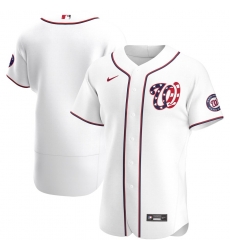 Men Washington Nationals Men Nike White Alternate 2020 Flex Base MLB Jersey