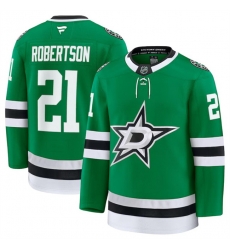 Men Dallas Stars 21 Jason Robertson Green 2024 25 Home Stitched Hockey Jersey