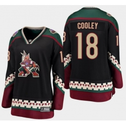 Men Arizona Coyotes Logan Cooley #18 Stitched NHL Black Jersey