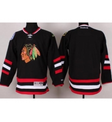 Chicago Blackhawks Blank Black 2014 Stadium Series NHL Jersey