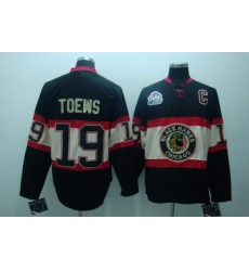 Chicago Blackhawks Jonathan Toews 19 black Jerseys Winter Classic C patch