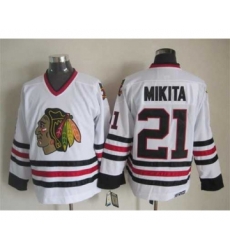 nhl jerseys chicago blackhawks 21 mikita white