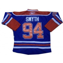 Edmonton Oilers 94 Ryan Smyth Blue Ice Hockey Jerseys