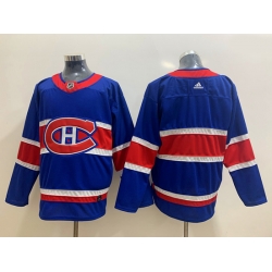 Montreal Canadiens Blank Blue 2020 21 Reverse Retro Ad