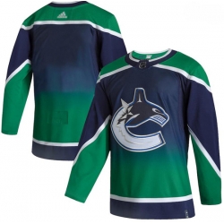 Men Vancouver Canucks Blank Green 2020 21 Reverse Retro Adidas Jersey