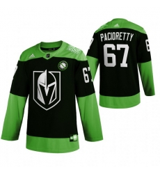 Men Vegas Golden Knights 67 Max Pacioretty Green 2020 Adidas Jersey