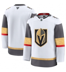 Men Vegas Golden Knights Blank White 2024 25 Home Stitched Hockey Jersey