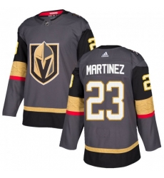 Men's Vegas Golden Knights #23 Alec Martinez Gold Grey Jersey