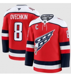 Men Washington Capitals 8 Alexander Ovechkin Red 2025 26 With C Patch Alternate Stitched Hockey Jersey Men Washington Capitals 8 Alexander Ovechkin Red 2025 26 With C Patch Alternate Stitched Hockey Jersey