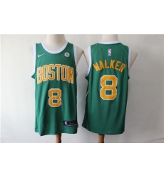 Celtics 8 Kemba Walker Green Earned Edition Nike Swingman Jersey