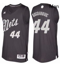 Mens Brooklyn Nets 44 Bojan Bogdanovic Black 2016 2017 Christmas Day NBA Swingman Jersey 