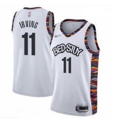 Nets 11 Kyrie Irving White Basketball Swingman City Edition 2019 20 Jersey