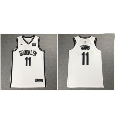 Nets 11 Kyrie Irving White Nike Authentic Jersey