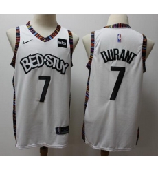 Nets 7 Kevin Durant White 2019 20 City Edition Nike Swingman Jersey