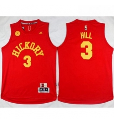 Pacers 3 George Hill Red Hardwood Classics Stitched NBA Jersey 