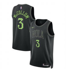 Men New Orleans Pelicans 3 Jordan Poole Black 2025 26 City Ediiton Stitched Basketball Jersey