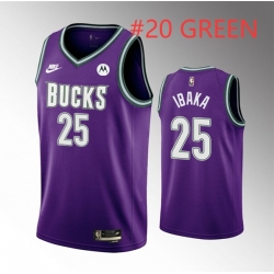 Men Milwaukee Bucks#20 A J Green Purple Stitched NBA Jersey Men Milwaukee Bucks#20 A J Green Purple Stitched NBA Jersey