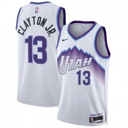Men Utah Jazz 24 Walker Kessler White 2025 Association Edition Stitched Basketball Jersey