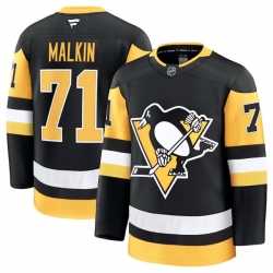 Men Pittsburgh Penguins Active Player Custom Black 2024 25 Home Stitched Hockey Jersey